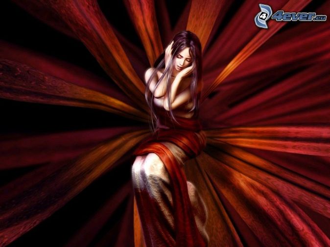 [obrazky.4ever.sk] kreslene, dievca 130494