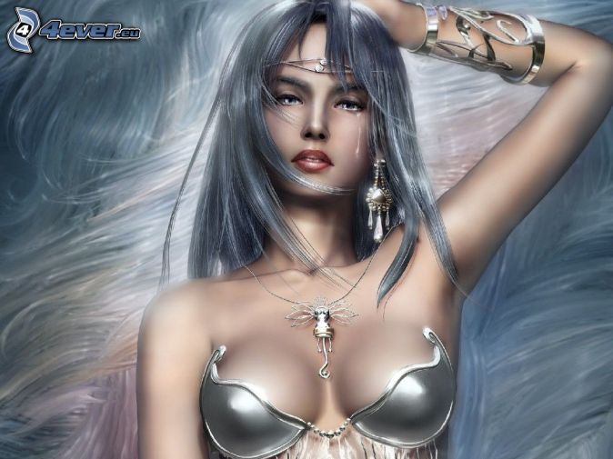 [obrazky.4ever.sk] kreslene, dievca 130495